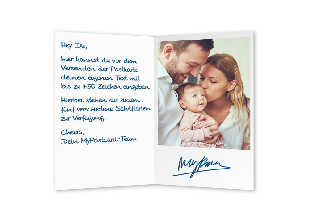 Meridian Design Herzlichen Gluckwunsch Zur Geburt Baby Familienkarten Echte Postkarten Online Versenden