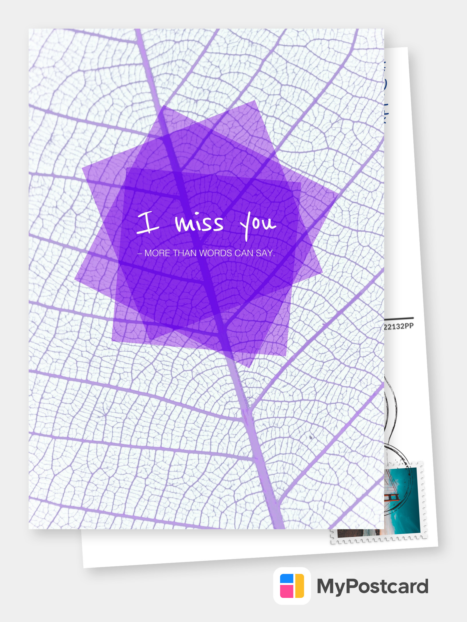 I Miss You More Than Words Can Say Love Cards Quotes Send Real Postcards Online