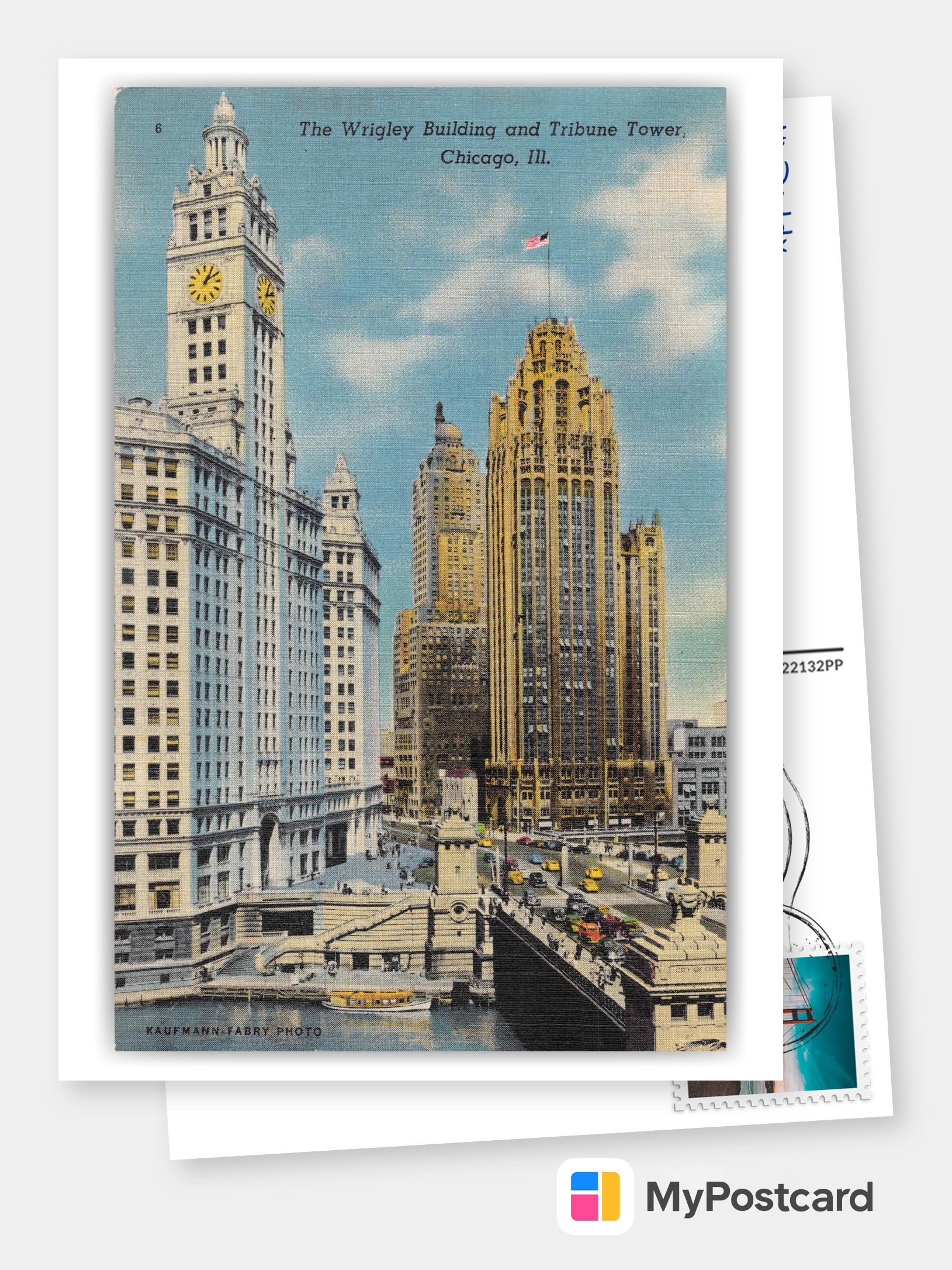 Vintage Postcard Chicago IL Daily News Building