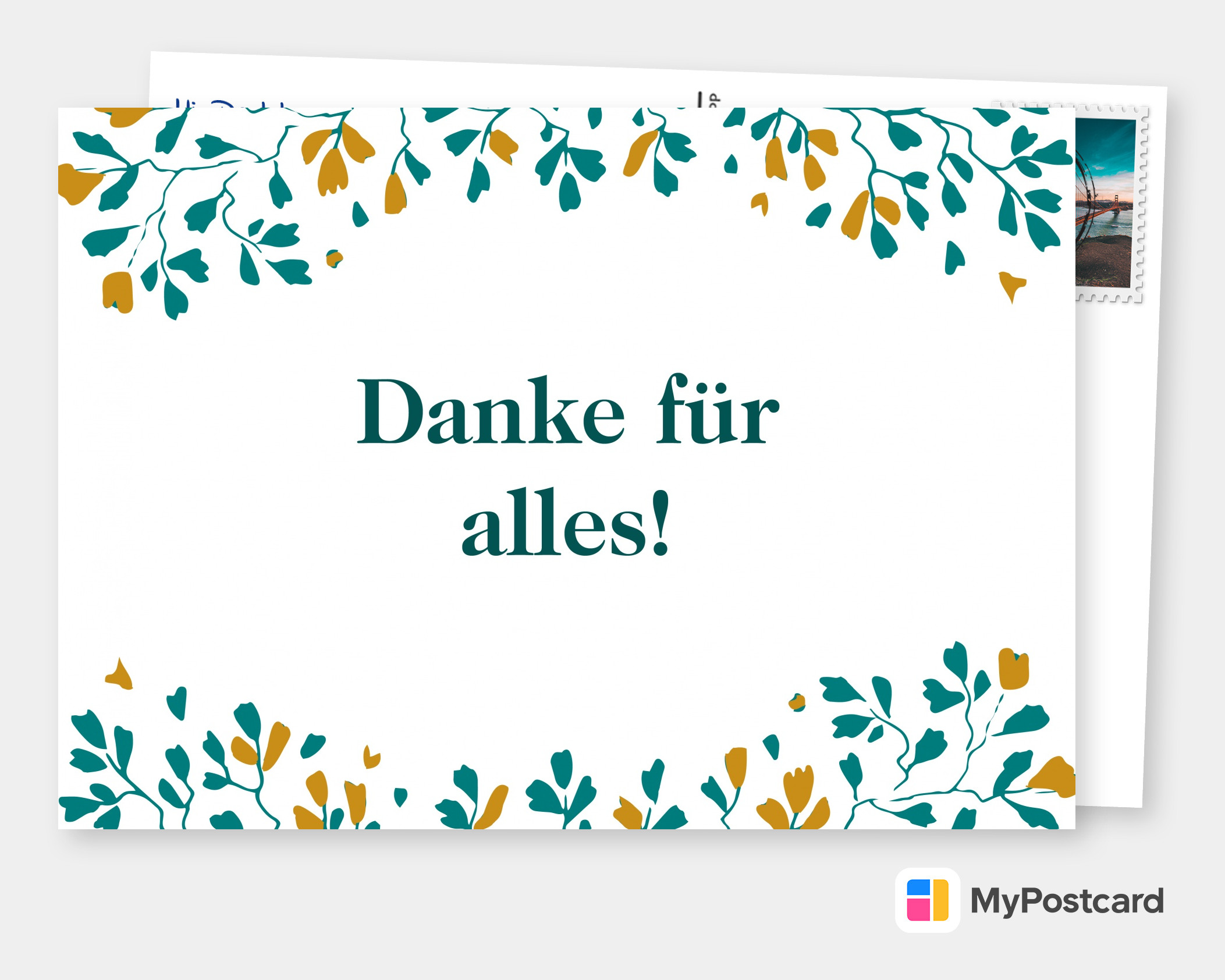 Danke Fur Alles Encouragement Cards Quotes Send Real Postcards Online