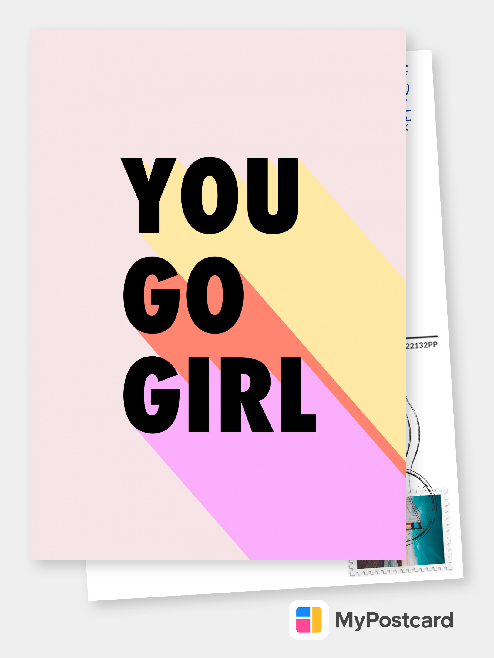 YOU GO GIRL | Love Cards & Quotes 🌹💌 | Send real postcards online