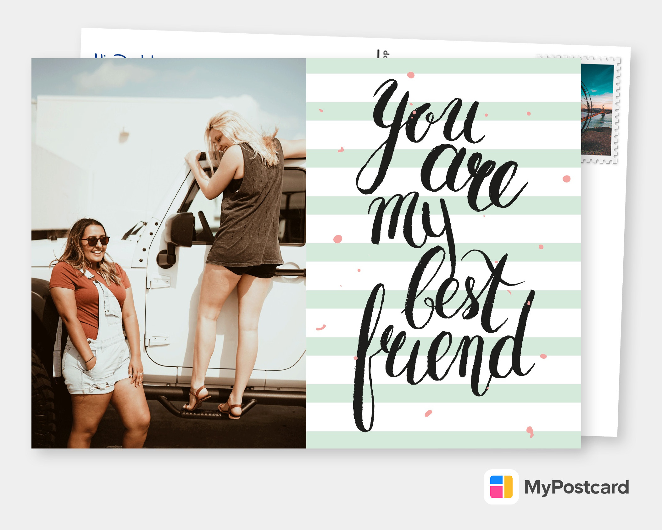 Smile happy looks good on you | Friendship Cards & Quotes 🎎🤩 | Send real  postcards online